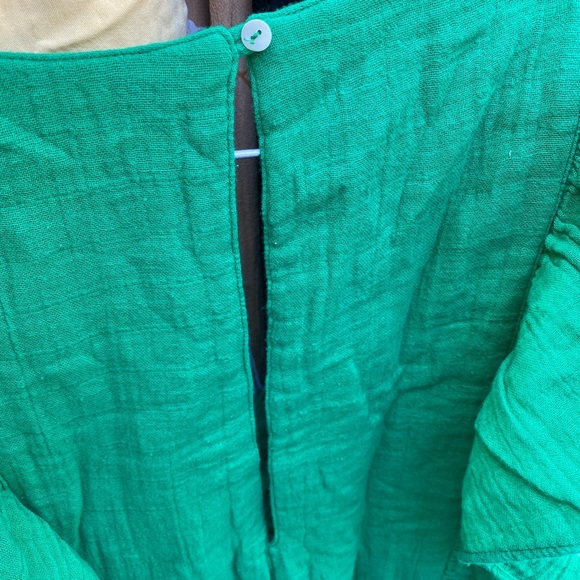 Anaak cotton gauze ruffle dress - Picture 4 of 8